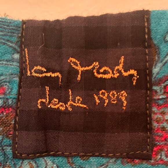 Ian Mosh [UK brand] layered flannel skirt, mixed-pattern lagenlook, sz 6 - Picture 7 of 14